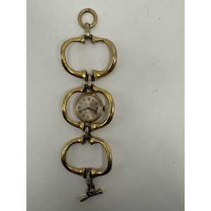 Vintage Crawford 21 Jewels Ladies Watch Works‎ 30MM 7.25" Manual Wind F30